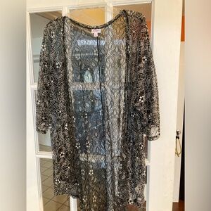 LuLaRoe Black and White Lace Camisole